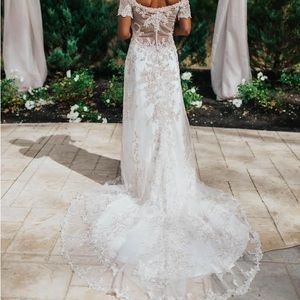 Maggie Sottero Champagne Wedding Dress